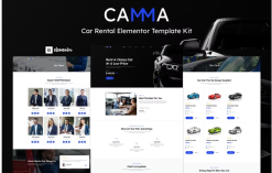 Camma - Car Rental Elementor Template Kit
