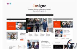 Insigne - Financial Business & Investment Elementor Template Kit