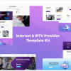 MaxiNet Internet IPTV Provider Elementor Template Kit