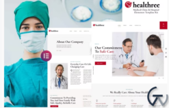 Healthree - Medical Clinic & Hospital Elementor Template Kit