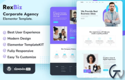 Rexbiz – Corporate Agency Elementor Template Kit