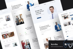 Kersha - Business Coach Elementor Template Kit