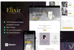 Elixir - Perfume Maker Elementor Template Kit