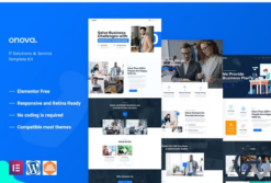 Onova - Technology IT Solutions Elementor Template Kit