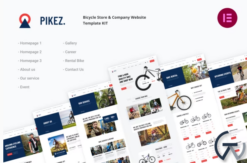 Pikez | Bicycle Store & Company Elementor Template Kit