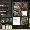 FirstCut Barbershop Mens Grooming Elementor Template Kit
