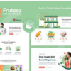 Fruteez Healthy Food Drinks Brand Elementor Template Kit