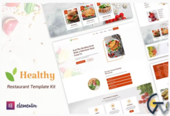 Healthy Restaurant Elementor Template Kit