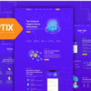 Criptix Cryptocurrency Blockchain Bitcoin Elementor Template Kit