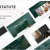 Statute Law Firm Attorney Elementor Template Kit