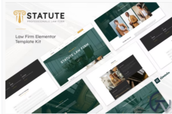 Statute - Law Firm & Attorney Elementor Template Kit