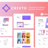 Crivto Cryptocurrency Bitcoin Elementor Template Kit