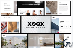 XOOX - Architecture Agency Elementor Template Kit