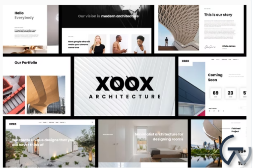 XOOX Architecture Agency Elementor Template Kit