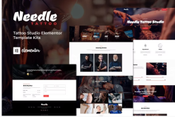 Needle - Tattoo Studio Elementor Template Kit