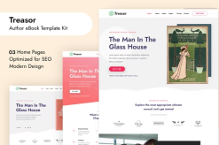 Treasor - Author eBook Elementor Template Kit