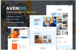 Avendo - Construction Elementor Template Kit