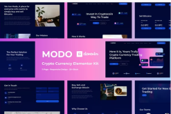 MODO - Crypto Currency Elementor Template Kit