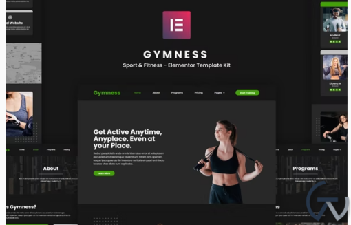 Gymness Sport Fitness Elementor Template Kit