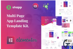 Xshapp - App Landing Elementor Template Kit