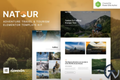 Natour – Adventure Travel & Tourism Elementor Template Kit