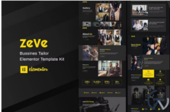 Zeve - Tailor Service Elementor Template Kit