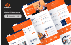 Conpress - Construction Service Elementor Template Kit