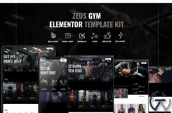 Zeus - Gym & Fitness Elementor Template Kit