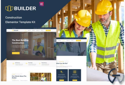 The Builder Construction Architecture Elementor Template Kit