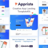 Apprista - Creative App Landing Elementor Template Kit 3 Apprista Creative App Landing Elementor Template Kit