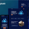 Cryptokit - Blockchain Cryptocurrency Elementor Template Kit 2 Cryptokit Blockchain Cryptocurrency Elementor Template Kit