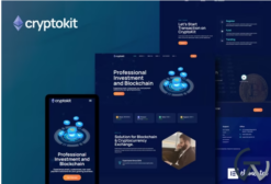 Cryptokit - Blockchain Cryptocurrency Elementor Template Kit