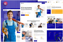 Rocee - Plumbing Service & Maintenance Elementor Template Kit