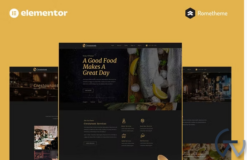 Crestaurant - Elegant Restaurant Pro Full Site Template Kit
