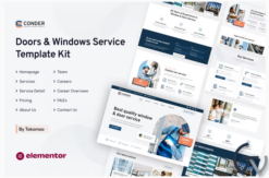 Conder | Doors & Windows Service Elementor Template Kit