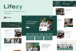 Lifezy - Life Coach & Counseling Elementor Template Kit