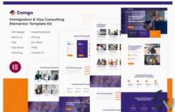 Comgo | Immigration & Visa Consulting Elementor Template Kit