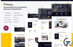 Fineco | Accounting & Tax Consultancy Services Elementor Template Kit