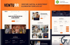 Venturr – Venture Capital & Investment Elementor Template Kit