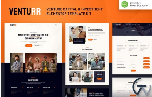 Venturr %E2%80%93 Venture Capital Investment Elementor Template Kit