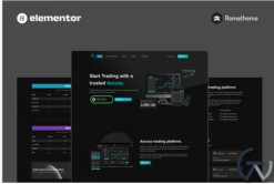 Axcorp - Trading & Investment Company Elementor Pro Full Site Template Kit