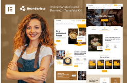 Bean Barista - Online Barista Course Elementor Pro Template Kit