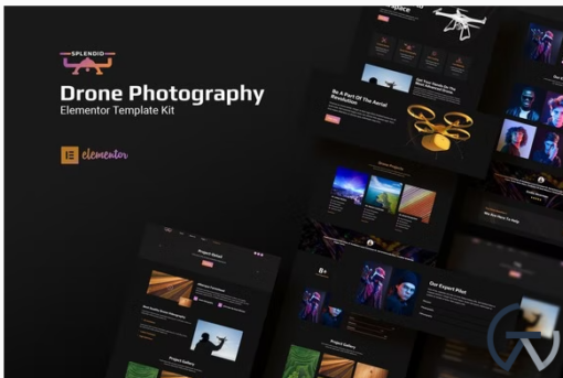 Splendid Drone Photography Elementor Template Kit