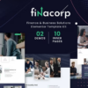 FinaCorp - Finance Corporate Elementor Template Kit 2 FinaCorp Finance Corporate Elementor Template Kit