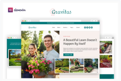 Gravitas - Garden & Landscape Design Elementor Template Kit