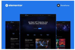 Fortynes - NFTs Conference Elementor Pro Full Site Template