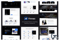 Finnac - Accounting & Finance Consulting Elementor Template Kit