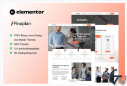 FinaPlan - Finance & Investment Elementor Template Kit