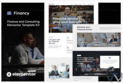 Financy - Finance & Consulting Elementor Template Kit