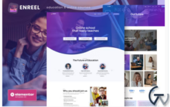 Enreel - Education & Online Courses Elementor Template Kit